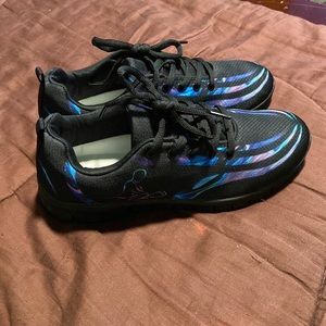 Massage Therapist Black and Blue Women's Athletic Shoes